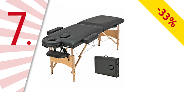 Massagetisch zusammenklappbar, 186 x 60 cm