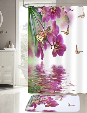 Duschvorhang «Orchid», 180 x 180 cm