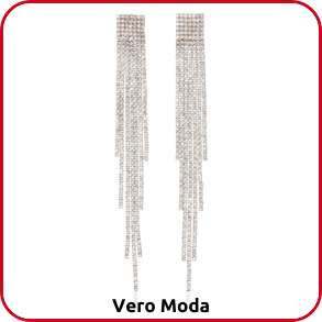 Ohringe Schmucksteine Vero Moda, silberfarben