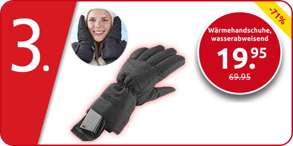 Wärmehandschuhe, wasserabweisend