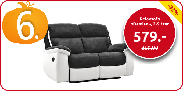 Relaxsofa «Damian», 2-Sitzer