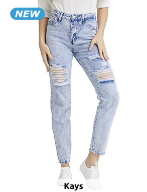 Jeans loose fit «Rebel», hellblau