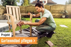 Projekt: Gartenmöbel pflegen