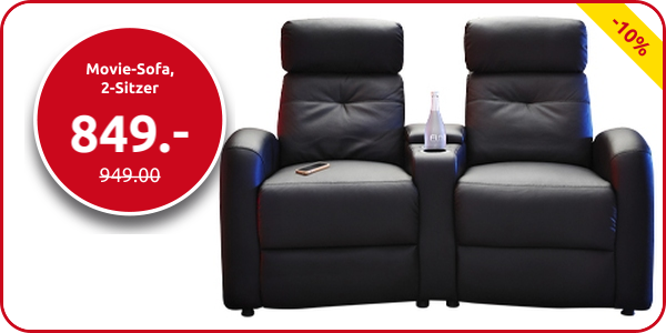 Movie-Sofa, 2-Sitzer