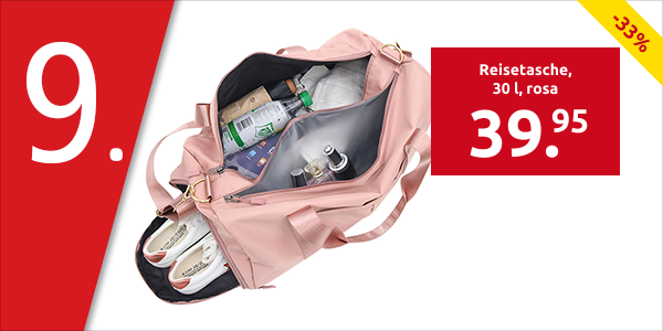 Reisetasche, 30 l, rosa