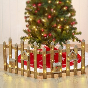 Deko-Zaun, 30 LED, B 100 cm