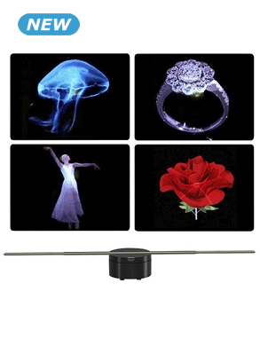 Rotierender Projektor «3D Hologram Display»