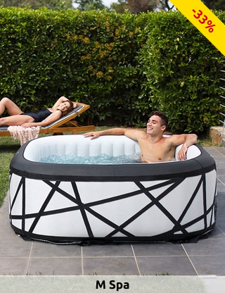 MSpa Spa «Soho» selbstaufblasend, 6 Personen, 132 Düsen,  Ø 1,85 m