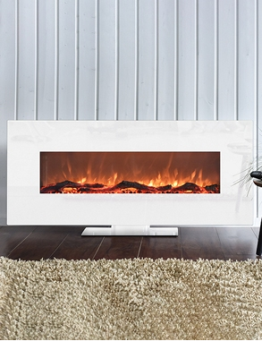 LED-Kamin «XXL», weiss