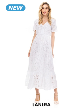 tANtRA Kleid «Naturelle», weiss