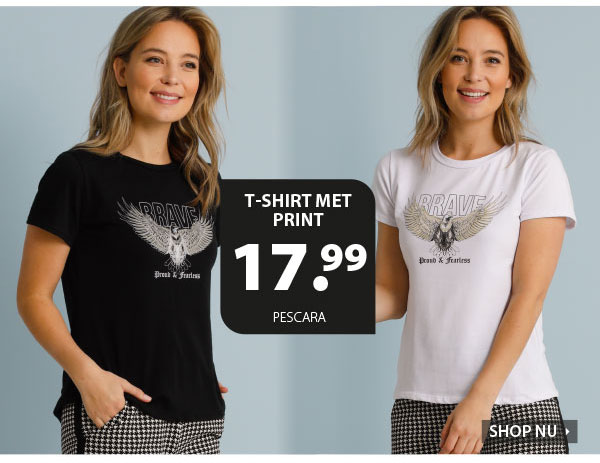 Een casual en stoer T-shirt is onmisbaar in jouw zomerse garderobe. Eindeloos te mixen en matchen en perfect voor een warme zomerse dag. Verfraaid met een opvallende frontprint en voorzien van korte mouwen en een ronde hals.