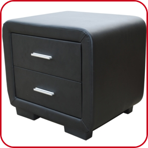 Nachttisch «Exclusive», schwarz