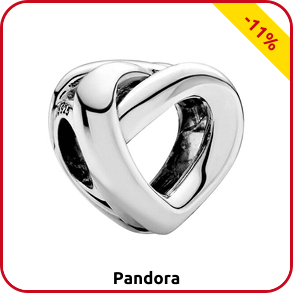 Pandora Schmuckstück Heart, silber
