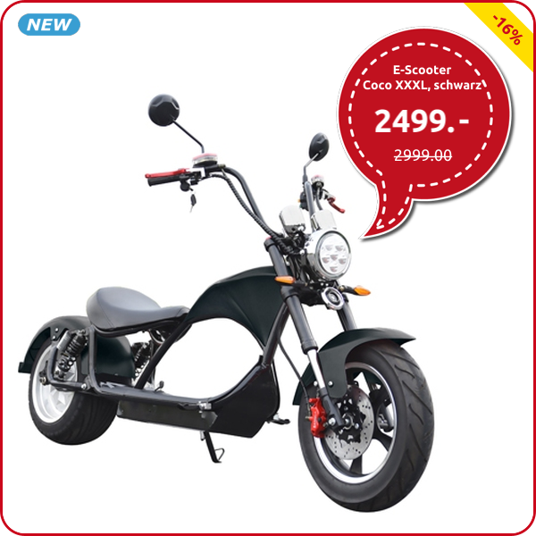 E-Scooter Coco XXXL, schwarz