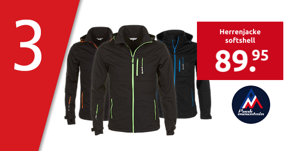 Peak Mountain Herrenjacke softshell