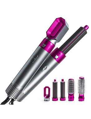 Warmluftbürste «Hot styler» mit 5 Aufsätzen