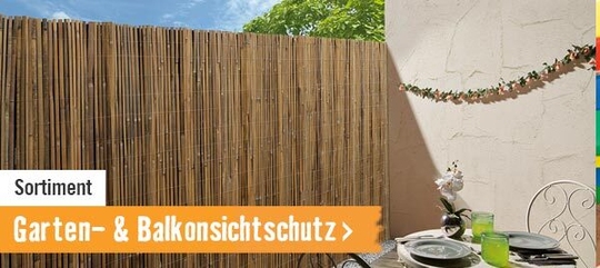 Garten- und Balkonsichtschutz im HORNBACH Onlineshop