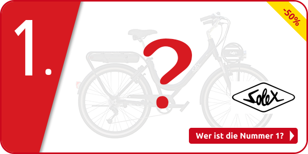 Exclusiv bei VEDIA, Elektrisches Velo Solex Intemporel Confort, 400Wh