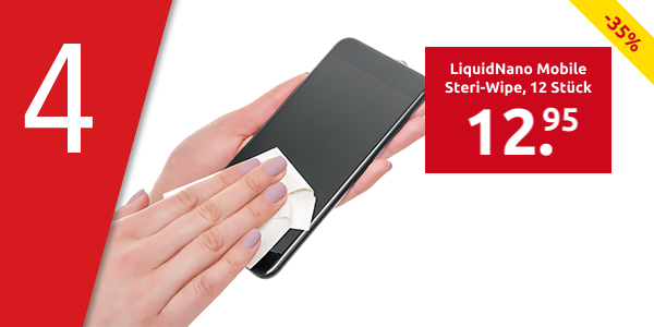 LiquidNano Mobile Steri-Wipe, 12 Stück
