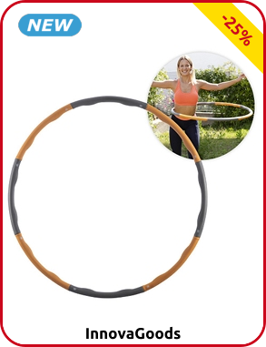 InnovaGoods Hula hoop-Reifen, einstellbar, Ø 75-85-95 cm