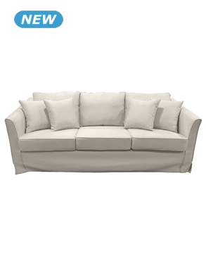 Sofa «Cathy», 3-Sitzer, B 198 x H 83 x T 83 cm, beige