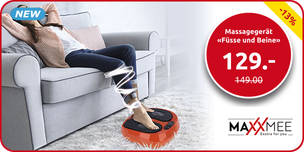 Maxxmee Massagegerät «Füsse und Beine», TV Werbung