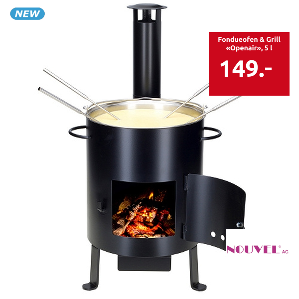 Nouvel Fondueofen & Grill «Openair», 5 l
