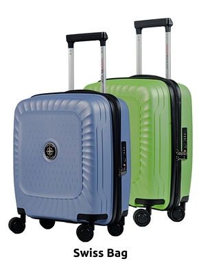 Swiss Bag Trolley «Cabine EasyJet Ibiza», H 36 cm, 29 l, light, violett