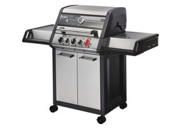 Enders Gasgrill Monroe Pro 3 SIK Turbo 3 Brenner 58 x 143,5 cm Edelstahl inkl. herausnehmbare Fettauffangschale