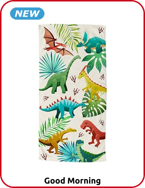 Strandtuch «Dinos», 75 x 150 cm