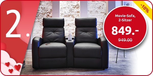 Movie-Sofa, 2-Sitzer