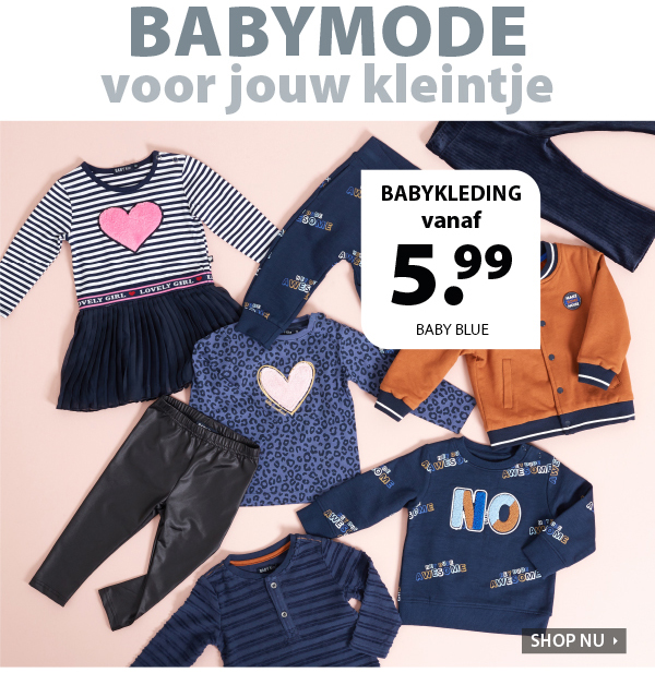 Babymode voor jouw kleintje: babykleding vanaf 5,99