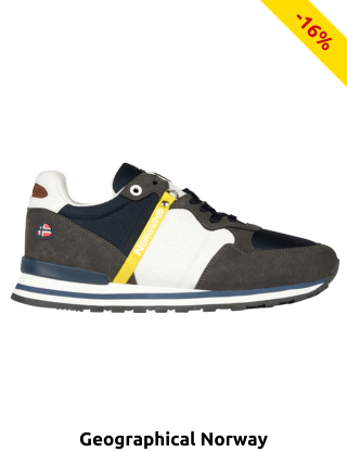 Geographical Norway Expedition Sneakers für Herren, dunkelgrau