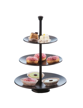 Etagere 3-stöckig, H 36,5 cm