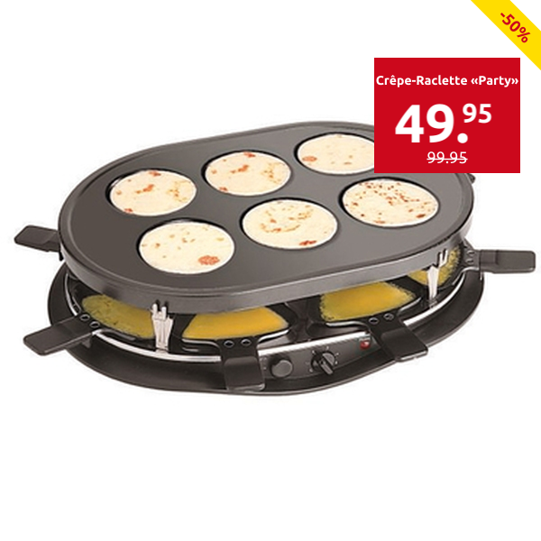 Crêpe-Raclette «Party»