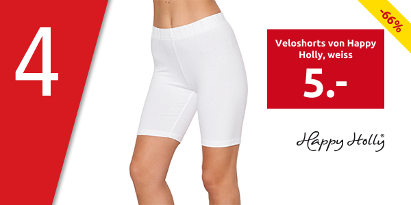 Veloshorts von Happy Holly, weiss
