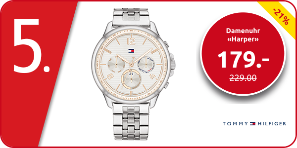 Tommy Hilfiger Damenuhr «Harper», silberfarben