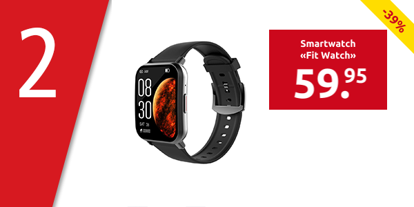 Smartwatch «Fit Watch» mit 15 Sportmodi