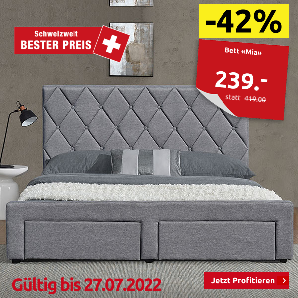 Bett «Mia», 140 x 200 cm