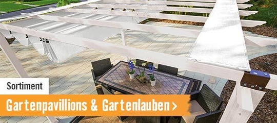 Gartenpavillions und Gartenlauben im HORNBACH Onlineshop