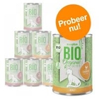 6 x 400 g zooplus Bio Kattenvoer voor een Probeerprijs