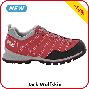 Jack Wolfskin Damenwanderschuhe «Scrambler Low W», rot