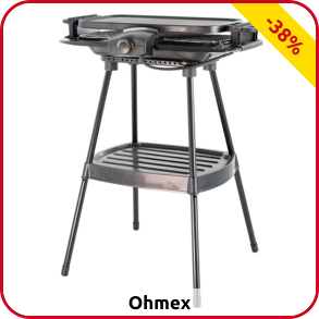 Elektrogrill Ohmex mit Plancha