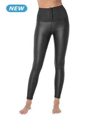 2-in1 Formende Leggings Push up, schwarz