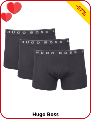 Boxer Hugo Boss, 3er-Pack, schwarz