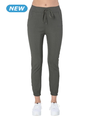 Leggings im Jeansstyle, khaki