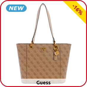 Guess Handtasche Small Elite Tote Bag «Noelle», beige