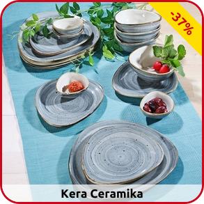 Geschirrservice «Delta» von Kera Ceramika, 16-teilig