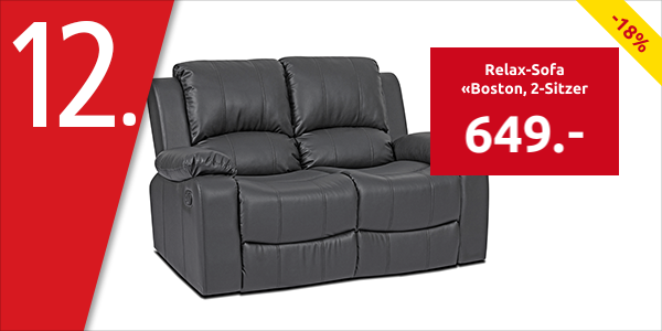 Relax-Sofa «Boston, 2-Sitzer