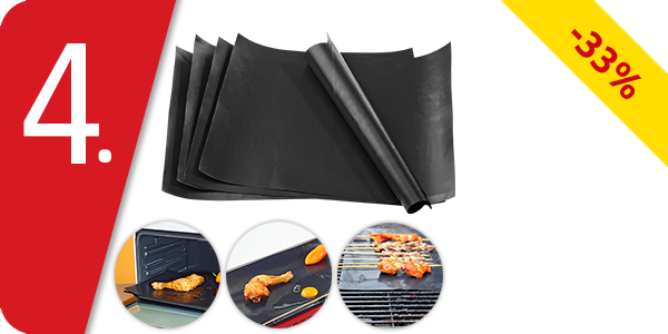 Grillteppich «Grill Mat», 5 Stück